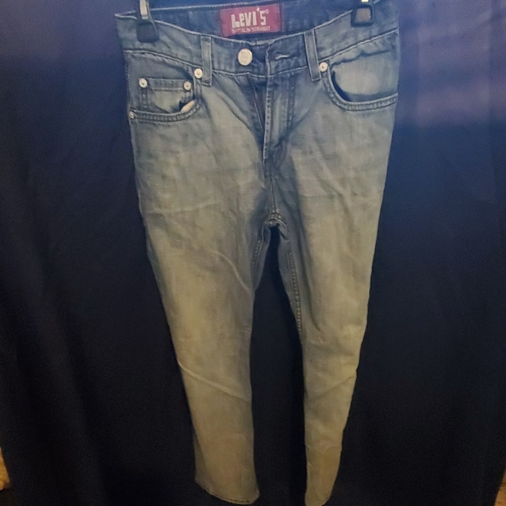 2 for $30 27x27 slim straight Levi jeans